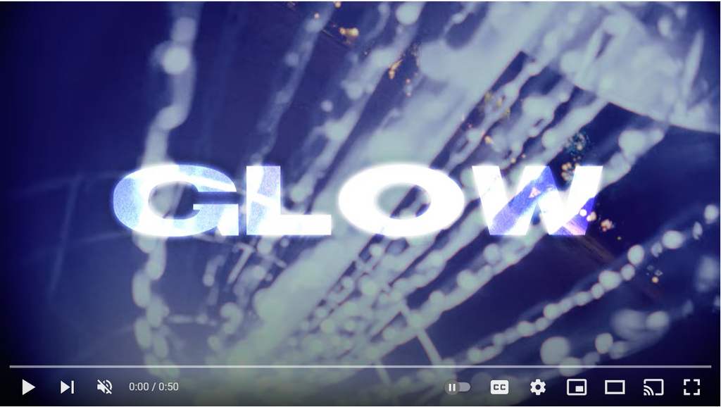 Image link to the glow and throw promo video