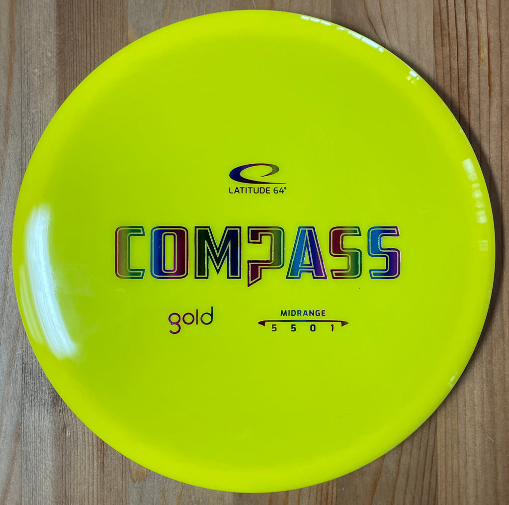 Latitude 64 Compass - Gold - Chumba Discs